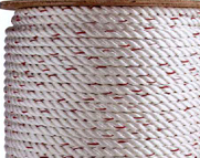 Прочность примерная  веревки из смеси полиэфирного волокна = полиэстера с полиолефиновым волокном 