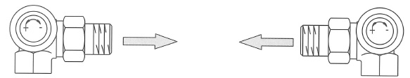 Трехосевой клапан (левое и правое присоединение)