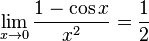 Пределы тригонометрических функций 3. Таблица пределов функций