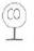 Условное графическое обозначение. Датчик окиси углерода, угарного газа (CO). Значок на чертеже. Код обозначения 5.1.12.