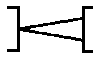 Условные графические обозначения элементов трубопровода - штуцерный переход