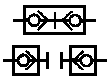 Условные графические обозначения элементов трубопровода - быстроразъемное соединение